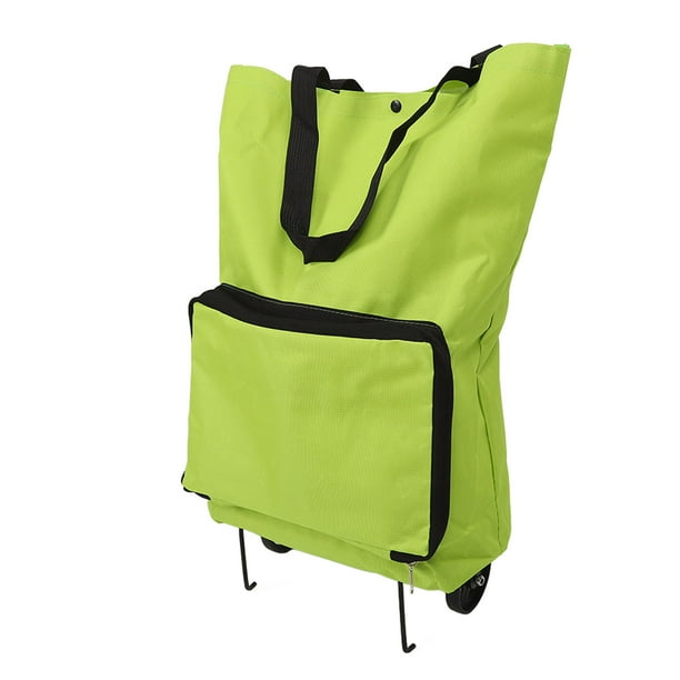 Folding Shopping Bag, Large Capacity Oxford Fabric Sturdy Foldable Grocery Cart Bag Reusable