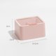 thumbnail image 1 of Hisopo de algodón redondo Organizador de accesorios de baño plástico Brillar rosa, 1 of 4