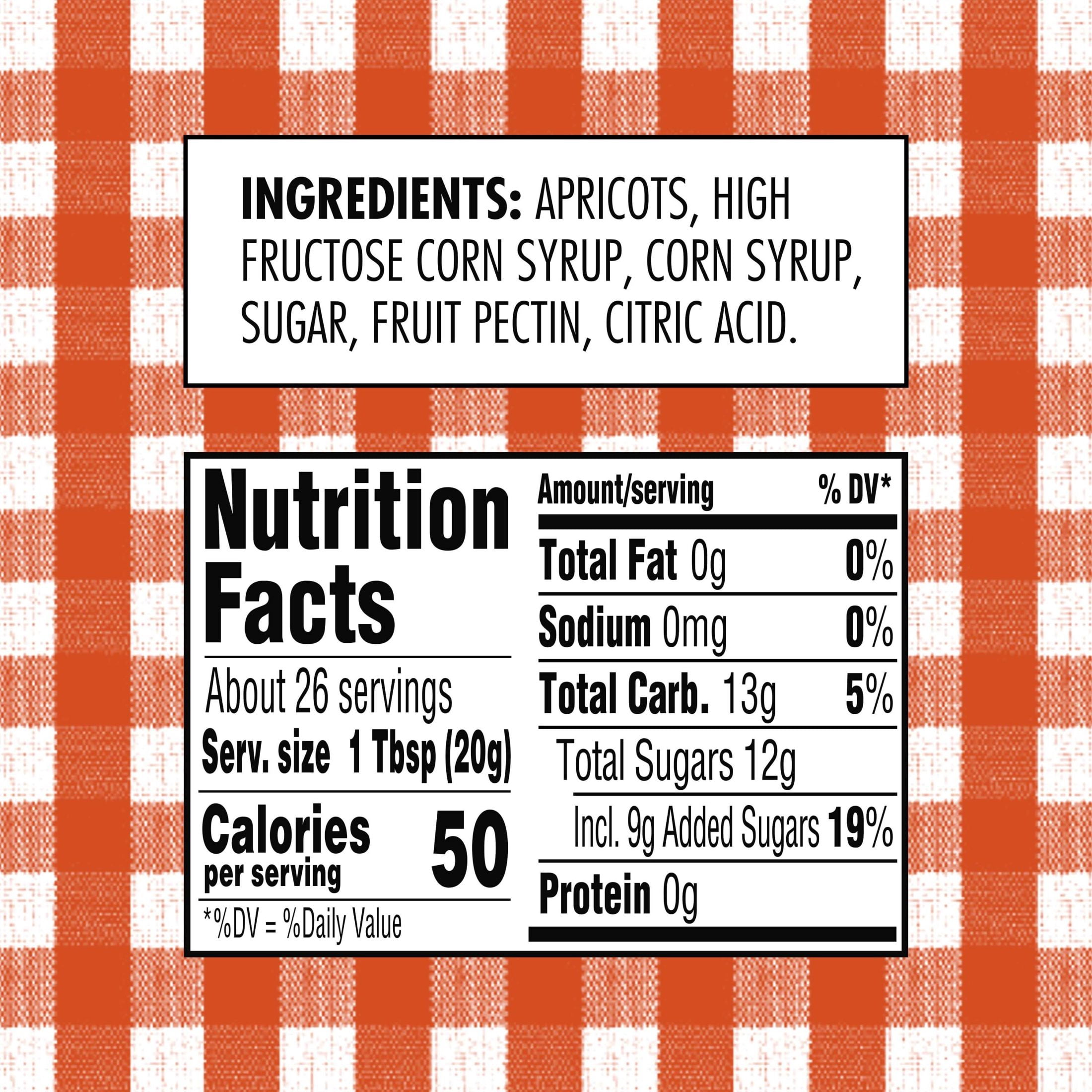 (2 pack) Smucker's Apricot Preserves, 18 oz