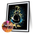 thumbnail image 2 of Taladro Alicia en el país de las maravillas 5D DIY Diamantes Pintura Kits Decoración redonda completa (E1856) Hugtrwg Para estrenar, 2 of 3