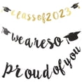 thumbnail image 4 of Moluckfu 2Jgo Banner Decorativo Graduación Para Fiesta Ambiente Alegre Y 2023, 4 of 7