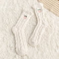 thumbnail image 2 of Prolriy Socks for Women, Women Winter Warm Ladies Floor Socks Peach Women Fruit Socks Womens Socks White, 2 of 3