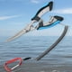 thumbnail image 1 of Alicates de pesca de 6,38 pulgadas, pinzas de pesca de corte multifuncionales de alta resistencia (azul), 1 of 8