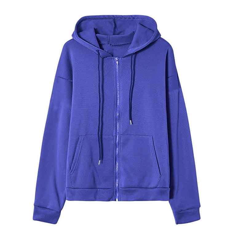 Royal Blue Hoodie - Fully Solid