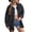 Black, variant on Denim Jackets for Women Plus Size Long Sleeve Loose Jean Jacket Coats Sky Blue L Female