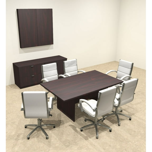 Modern Rectangular 6' Conference table, #OT-SUL-C18