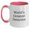 White/Pink, variant on Funny World's Greatest Detective Gifts for Detective from Family - Two Tone Coffee Mug