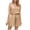 Beige, variant on IROINNID Cotton Jumpsuit Shorts for Women Ladies Solid Summer Sleeveless Round Neck Pocket Loose Short Playsuit Rompers Jumpsuit,Beige