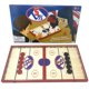 thumbnail image 2 of Regal Games - 5 hoyos - Juego de disco de hockey para dedos de Fun Family y Fun Family - incluye 1 tablero de juegos, 5 discos rojos, 5 discos negros - ideal para 2 jugadores de 6 años+, 2 of 2