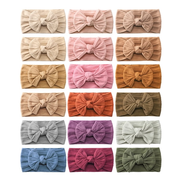 Set de diademas de nailon para el pelo para niñas (18 piezas)