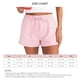 thumbnail image 4 of Pantalones cortos informales de verano con estampado de amor para mujer, pantalones cortos cómodos con cintura elástica y cordón, 4 of 6