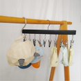 thumbnail image 4 of Wooden Hat Storage Shelf Hooks Anti-slip Anti-rust Hat Hanger for Storaging, 4 of 5