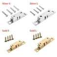thumbnail image 2 of 5PCS Home Cassette Furniture Closer Door Spring Clip Cabinet Door Catch Hidden Door Closer Door Suction Furniture Door Stopper SILVER S, 2 of 8