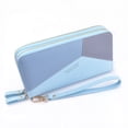 thumbnail image 4 of LONGshukeji Wristlet Wallet for Women Large Capacity Double Zipper Around Purse Credit Card Money Holder Birthday Gift Mom Wife Girlfriend, 4 of 7