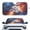 Bald Eagle and US Flag, variant on HUIACONG Retro Sunset Palm Print Car Windshield Sunshade Fashion for Most Sedans SUV Truck Pickups, UV Rays Blocks Foldable Car Window Shade UV Reflective