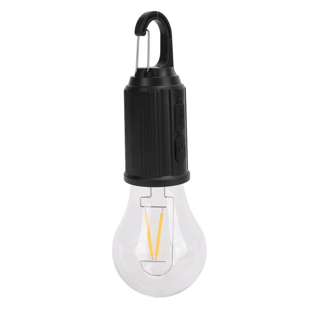 Luz De Campamento, 2 Bombillas De Lámpara De Luz De Luz LED Portátil De 2 Brillo Para Al Aire Para Acampar
