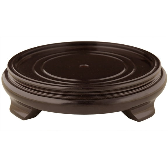 Red Lantern Rosewood Pedestal Plant Stand