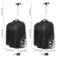 thumbnail image 4 of Mochila rodante GOTECH impermeable con ruedas para portátil de 17 pulgadas, 4 of 7