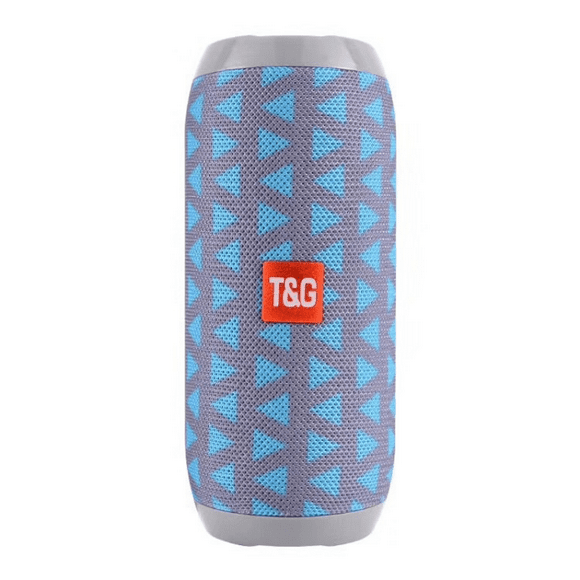 TG117 Tissu art Haut-Parleur bluetooth Extérieur Étanche subwoofer Double-Diaphragme de Haute Qualité portable plug-in Bande Dessinée Haut-Parleur Triangle Bleu