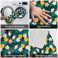 thumbnail image 4 of Xecao Tropical Fruit print Flannel Mat: Non-slip, 16x24in. Ideal for kitchen, bedroom, bath & living room., 4 of 9