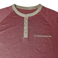 thumbnail image 7 of VJATTWR Men's Long Sleeve Shirt, Knit Fabric with Button Placket, Smart Casual Look for Office Xxl, 7 of 7