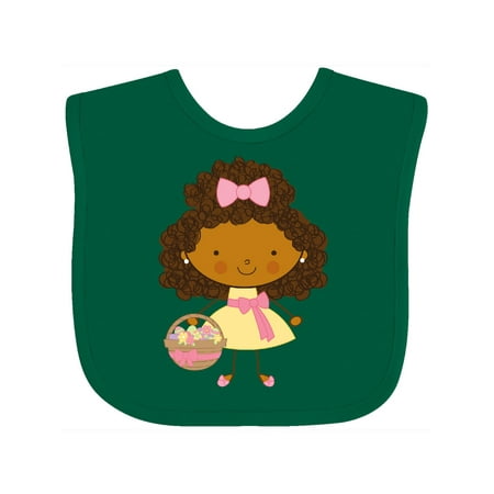 

Inktastic Easter African American Girl Gift Baby Girl Bib