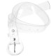 thumbnail image 5 of Elegante cadena de cintura transparente Cinturón de cintura de plástico Cintura decorativa Cinturón de vestido simple para mujer Señora (Patrón de hebilla redonda), 5 of 5