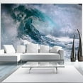 thumbnail image 1 of Tiptophomedecor Landscape Wallpaper Wall Mural - Ocean Wave, 1 of 4