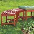 thumbnail image 4 of Solid Wood Fire Pit Curved Bench 44" Outdoor Garden Patio, 4 of 4