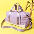 thumbnail image 2 of Bolsa de lona Totes de viaje para yoga Púrpura Zulema Duffel de deportes, 2 of 8