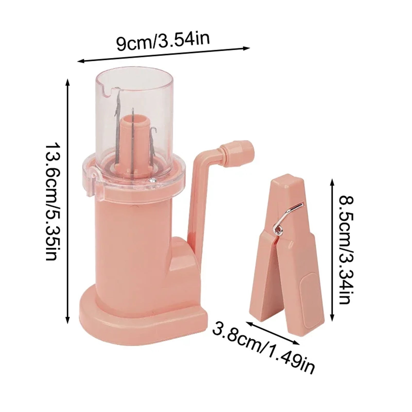 Hand Cranked Knitting Machine Semi-Automatic Rope Knitter Portable Hand-Operated Weaver ,Efficiently Make Yarn Cake