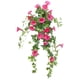 thumbnail image 1 of Promotion!Maojin 24 racimos de campanillas artificiales, flores artificiales resistentes a los rayos UV para macetas colgantes de interior/exterior y decoraciones de ventanas, 1 of 6