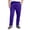 A559 Purple, variant on Glisme Men's Pants Solid Color Elastic Waist With Pockets And Drawstring Fall Winter Casual Men Sports Trousers Size L Blue