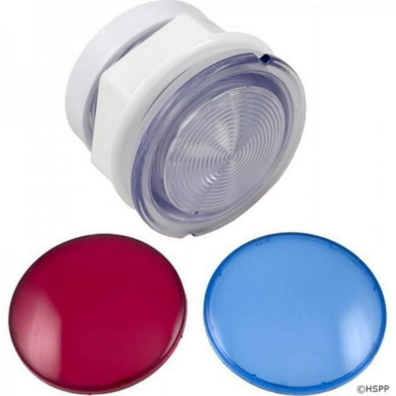 Waterway Plastics 630-5005 3.5 in. Face & 2.5 in. Hole Waterway - Oem Rear Access Light Lens Kit