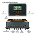 thumbnail image 4 of 10A/20A/30A/40A/50A/60A Auto MPPT Solar Charge Controller 12V/24V LCD Dual USB Solar PV Regulator, 4 of 6