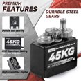 thumbnail image 2 of Servomotor Smraza, 45 kg, alto par, resistente al agua, 8,4 V, 2 of 6