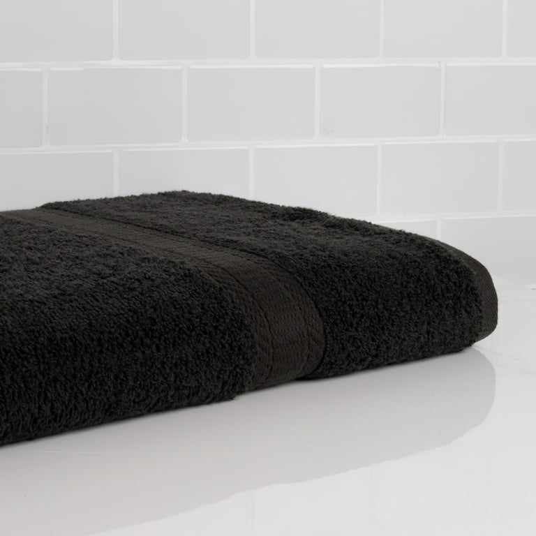 Black Bathroom Towels at