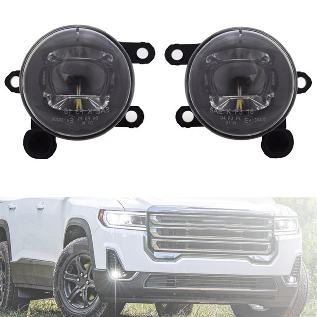 Yassdwbn 1 Pair Front LED Fog Light Left Right For GMC Acadia SLT Denali AT4 2020-2022
