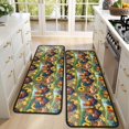 thumbnail image 4 of Kitchen Rugs Sets Of 2,Green Chicken Sunflower Pattern Anti Fatigue Kitchen Mat Rugs Non Slip Washable,Decorative Kitchen Floor Mats for Kitchen,Sink,Laundry,17"x47"+17"x47", 4 of 5