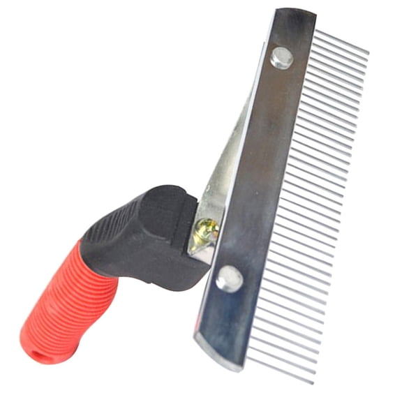 LULULION Dog Grooming Brush for Shedding Rubber Assorted Color 1Pack