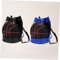 thumbnail image 3 of USHOBE 2 Pcs Waterproof Sports Gym Bag Football Drawstring Bags Polyester Black for Team Practice, 3 of 7