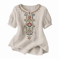thumbnail image 3 of MAIHAN Womens Polo Shirts Short Sleeve Summer Tops 2026 Spring Trendy Casual Graphic Loose Tees Cute T Shirts Tops Crew Neck T Shirts for Women, 3 of 3
