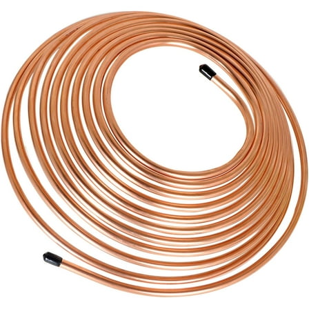 munirater Brake Fuel & Trans Line Tubing 5/16" Copper Nickel 25 Ft Roll Coil
