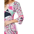 thumbnail image 5 of Women's 3/4 Sleeve Mozaic Print Dress, 5 of 5