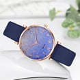 thumbnail image 3 of Jacenvly 2024 New Watch Vansvar Women's Casual Quartz Leather Band Strap Spin Watch Wrist Watch Watch Batteries Gifts For women, 3 of 4