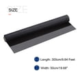 thumbnail image 2 of Uxcell Window Privacy Film 19.68 Inch x 9.84 Feet Frosted Glass Self-Adhesive Sun Blocking Sticker for Home Black, 2 of 6