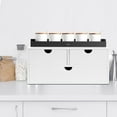 thumbnail image 5 of Desk Organizer with Drawers Countertop Drawer Organizer Drawers for Desk Top Home Office Workspace Bathroom Toiletries Supplies (white), 5 of 14