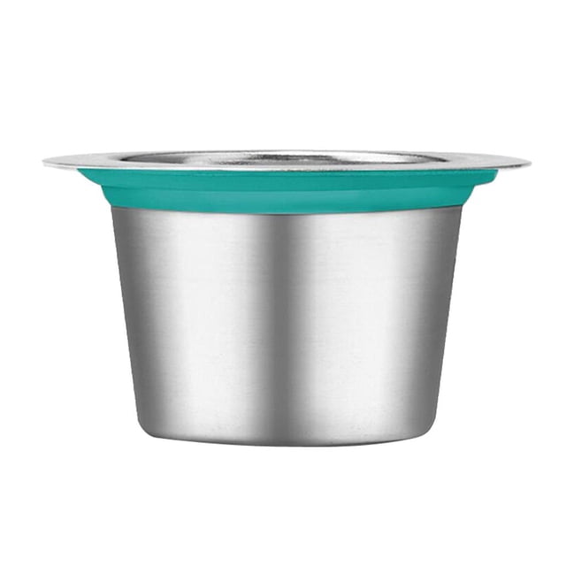 Cápsula de , Taza de Cápsulas de Metal de material acero Inoxidable Recargable Y Reutilizable, de Cápsula de Vacío para de