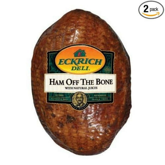 Eckrich Ham Off The Bone Deli Smoked Sausage, 9.5 Pound - 2 per case.