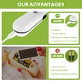 thumbnail image 5 of Mini Bag Sealer 400mAh Rechargeable Bag Sealer with Cutter Portable Heat Sealer Machine Labor Saving Bag Sealer Heat Seal Household Chip Bag Sealer for Plastic Bags Food Storage 11×3.7×4.5cm, 5 of 10